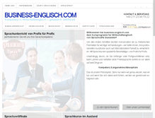 Tablet Screenshot of business-englisch.com